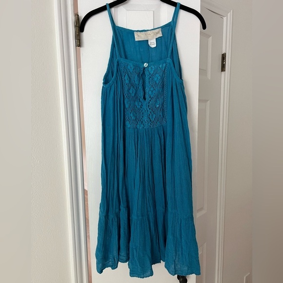 Jen’s Pirate Booty Turquoise Mini Dress OS - Picture 1 of 4